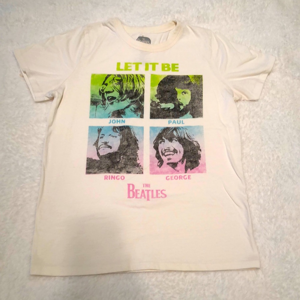 The Beatles Let It Be Album Cover Graphic Tee